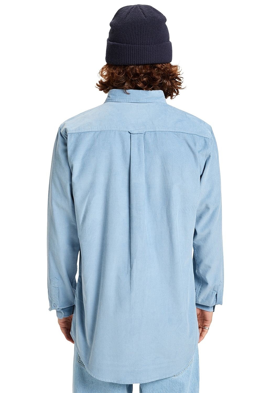 chemise Quiksilver Smoke Trail Cord LS - BHL0/Ashley Blue - men´s