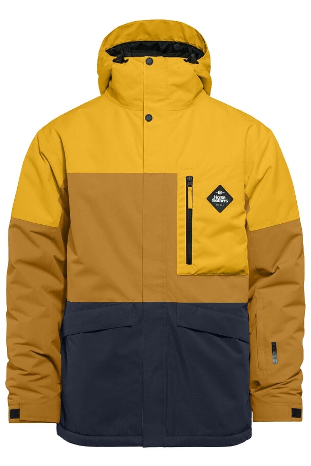 kurtka Horsefeathers Ranger - Yellow/Amber Gold