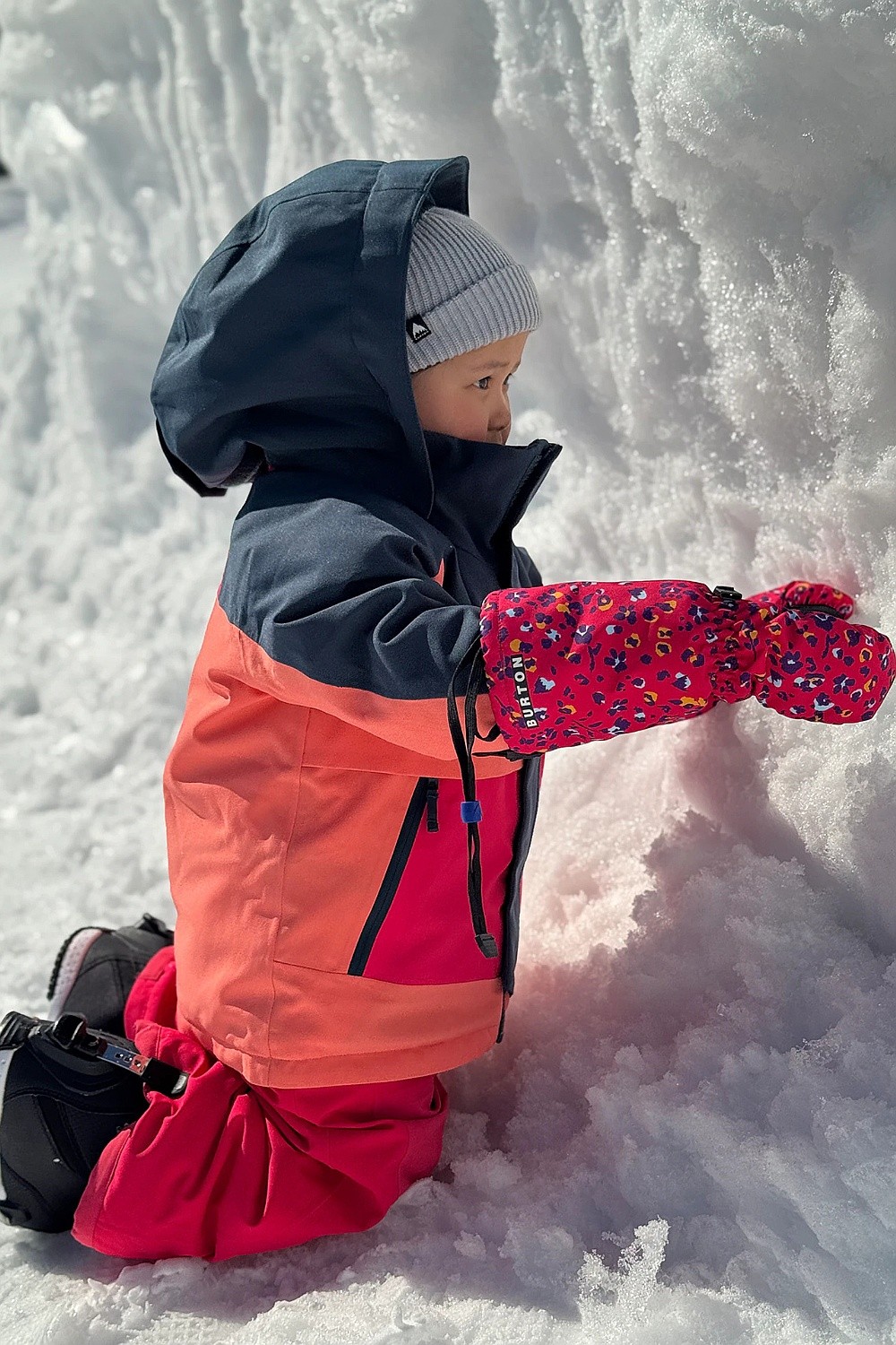 rukavice Burton Grommitt Mit - Wildcat Floral - kid´s