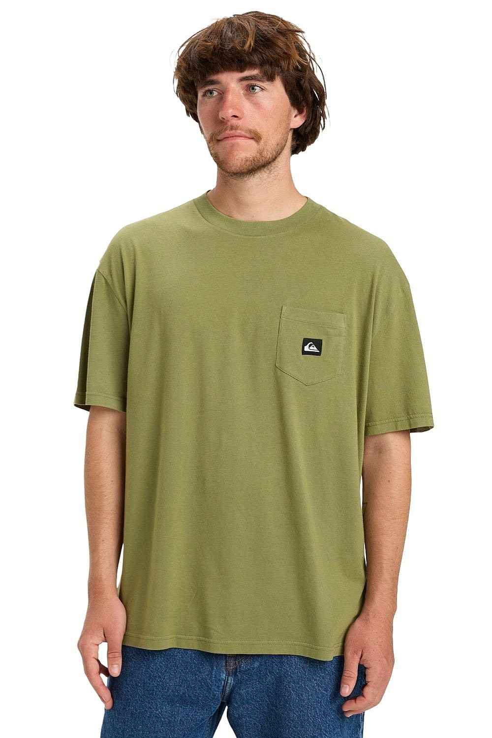 T-shirt Quiksilver Salt Water Pocket - GNG0/Loden Green - men´s