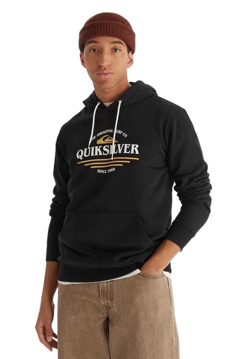 mikina Quiksilver Screen Fleece Classic Surf - KVJ0/Black - men´s