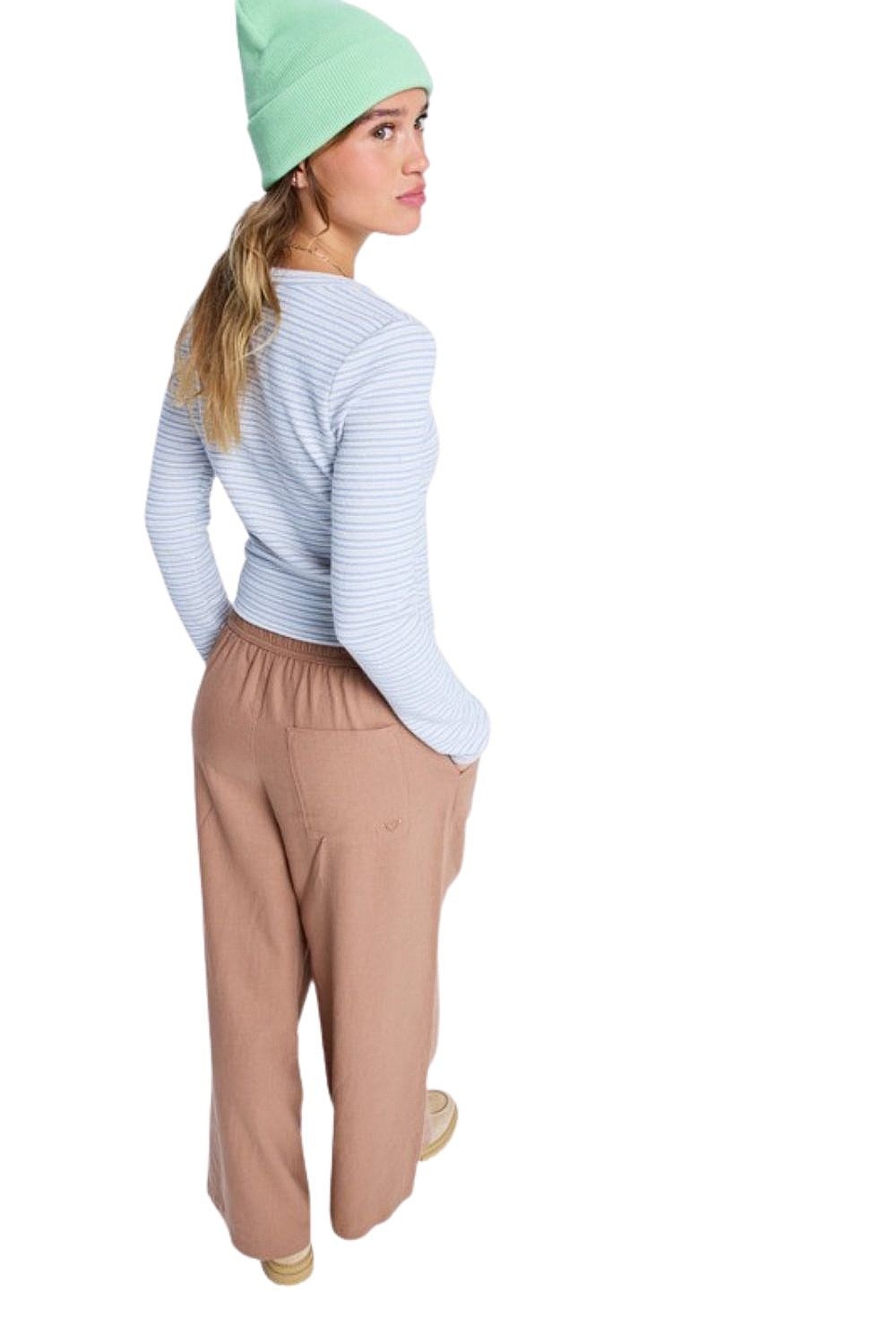 pants Roxy Lekeitio Break Mid - CMA0/Woodsmoke - women´s