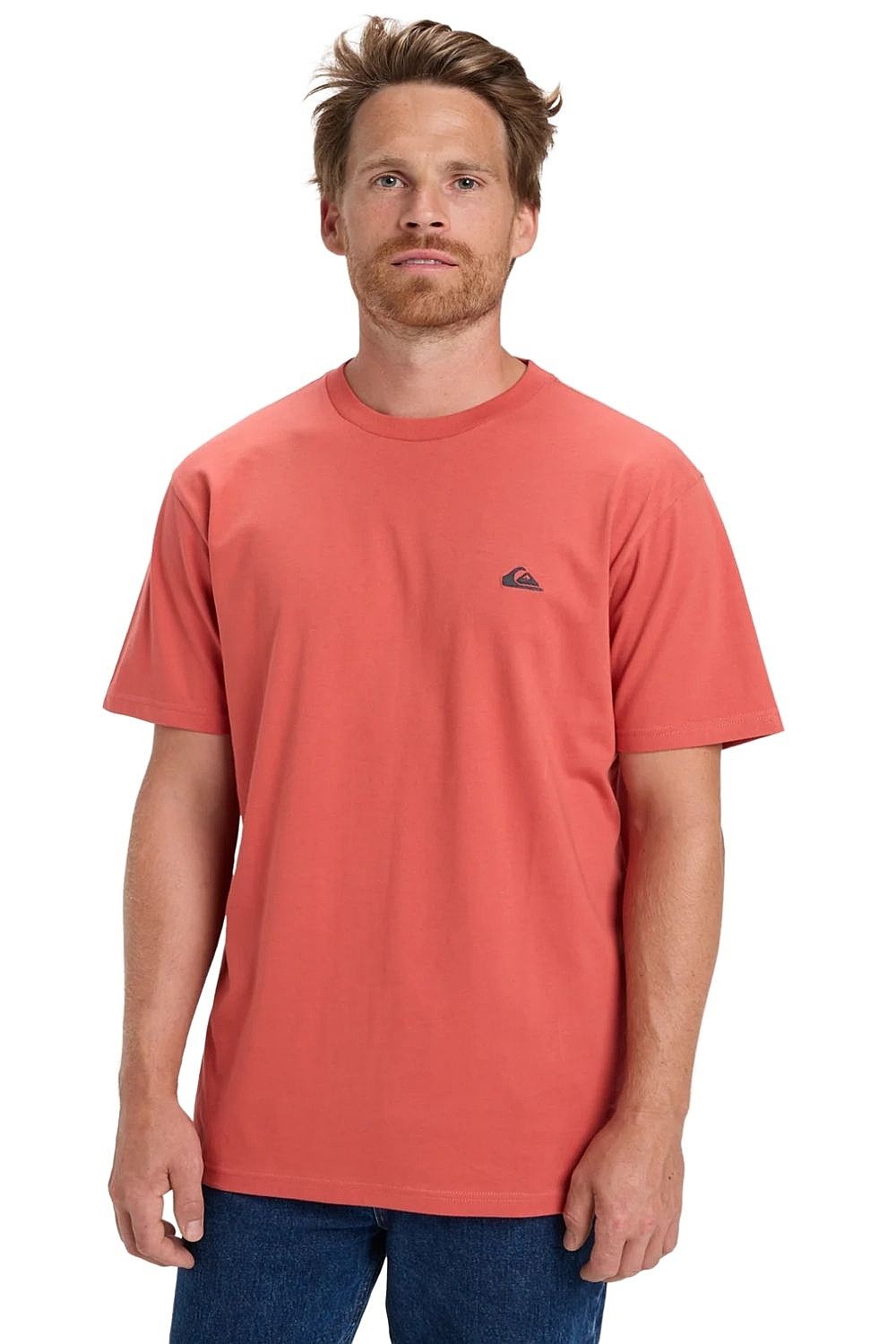 tričko Quiksilver Basic - MMZ0/Mineral Red - men´s