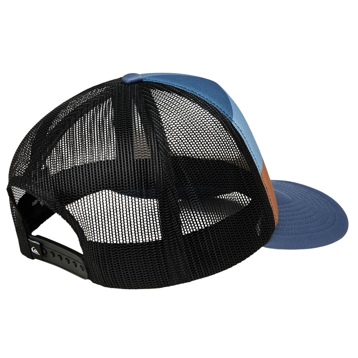 casquette Quiksilver Emu Coop Trucker - BND8/China Blue Reconnect Stripe - men´s