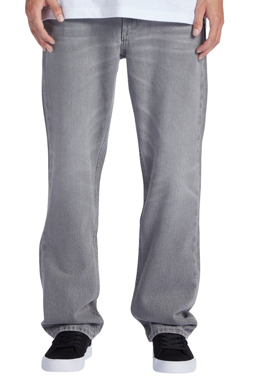 jeans DC Worker Straight Denim Rgw - KZMW/Grey Wash - men´s