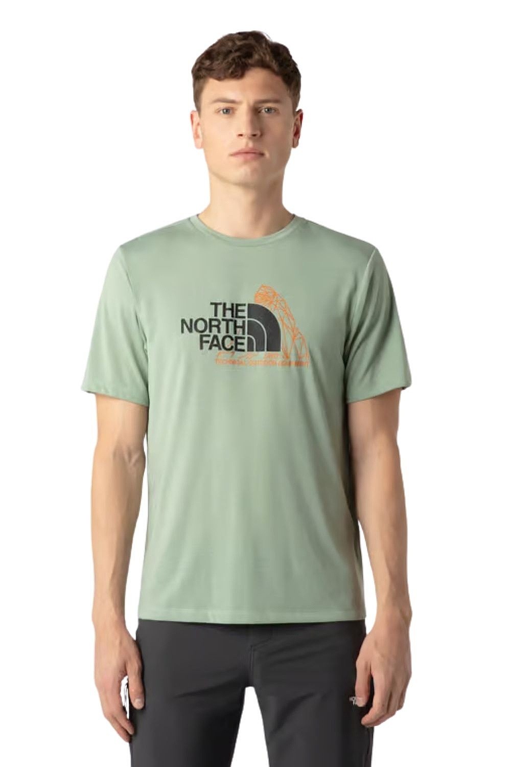 T-shirt The North Face Mountain Foundation Graphic - Slate Moss - men´s