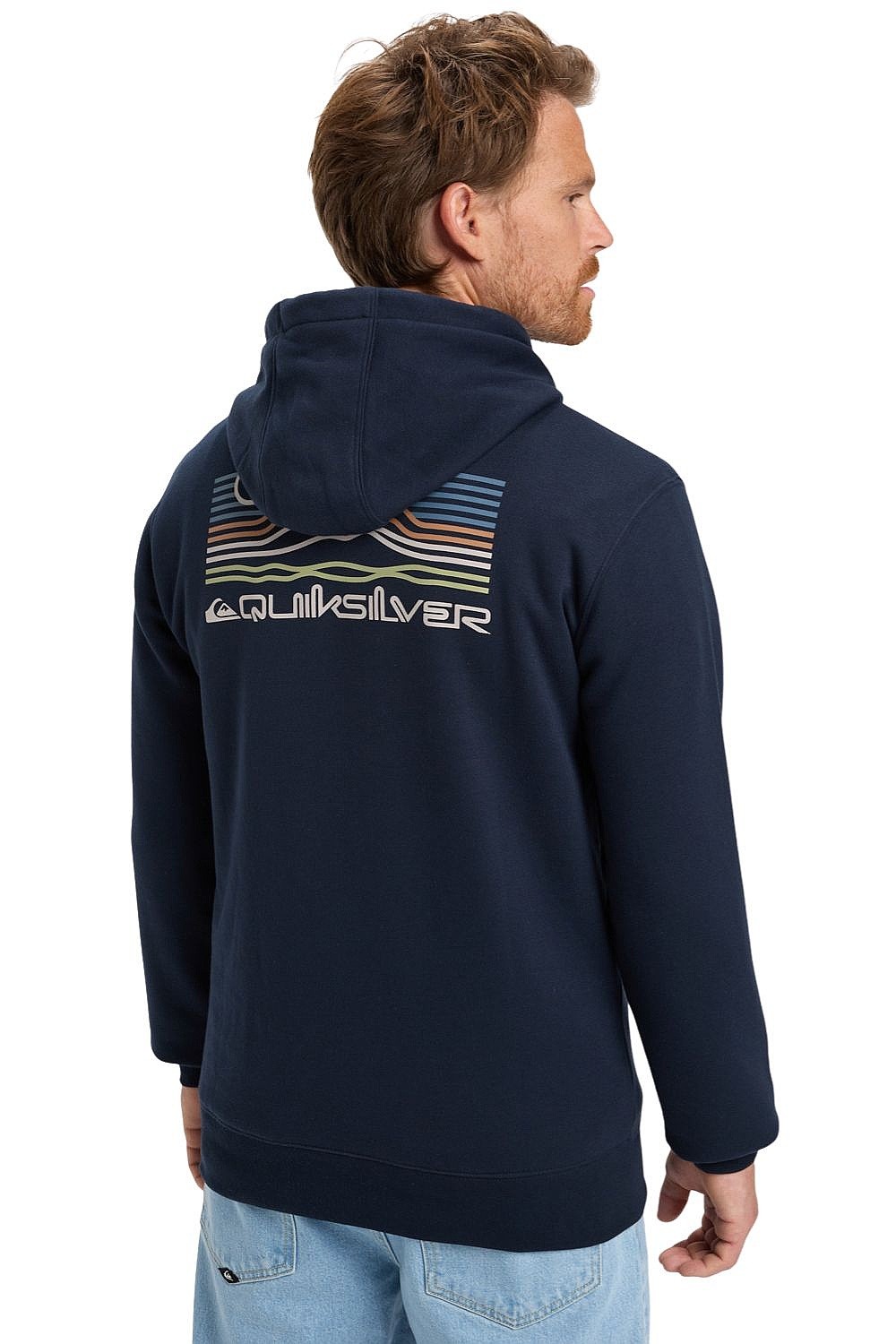 sweat-shirt Quiksilver Light Waves Hoodie - KTP0/Dark Navy - men´s