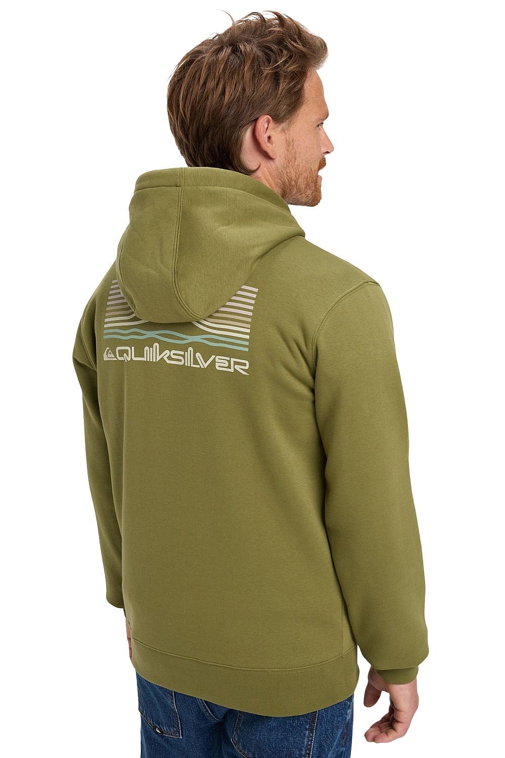 sweat-shirt Quiksilver Light Waves Hoodie - GNG0/Loden Green - men´s