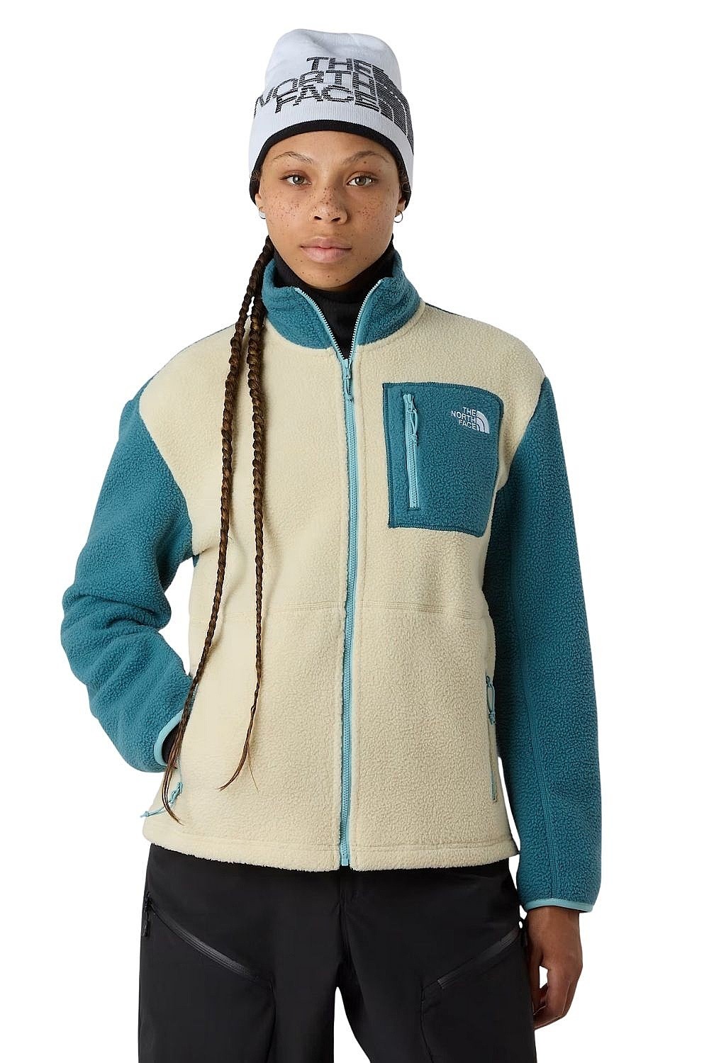 mikina The North Face Yumiori Zip - Gravel/Space/Blue Eclipse