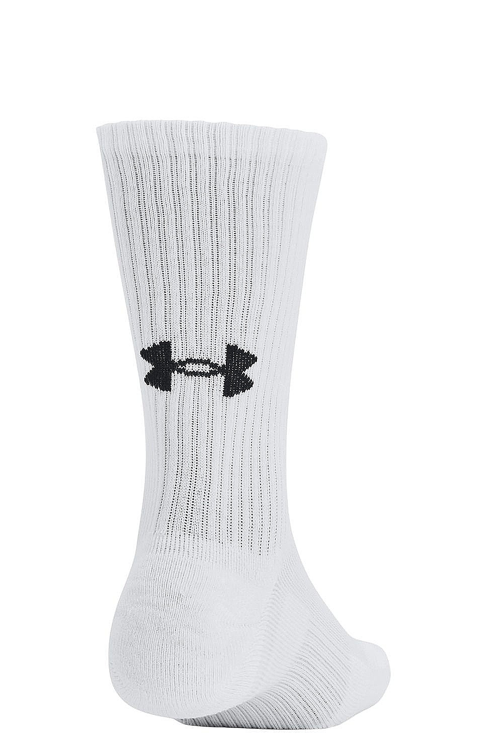 Socken Under Armour Training Cotton 3 Pack Crew - White/Black