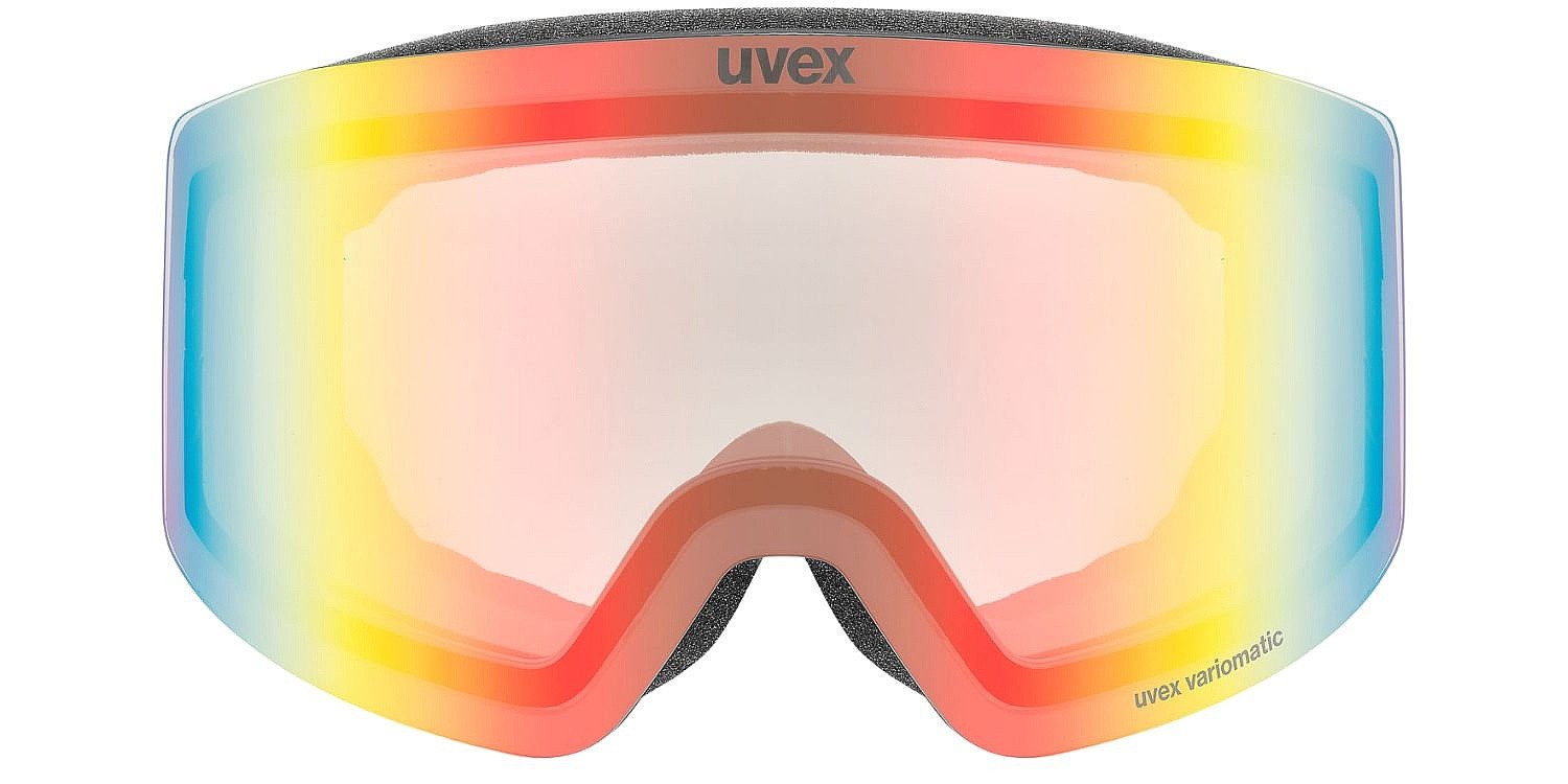 Skibrille Uvex Provoqe V - S5506812230/Black Matt/Mirror Rainbow