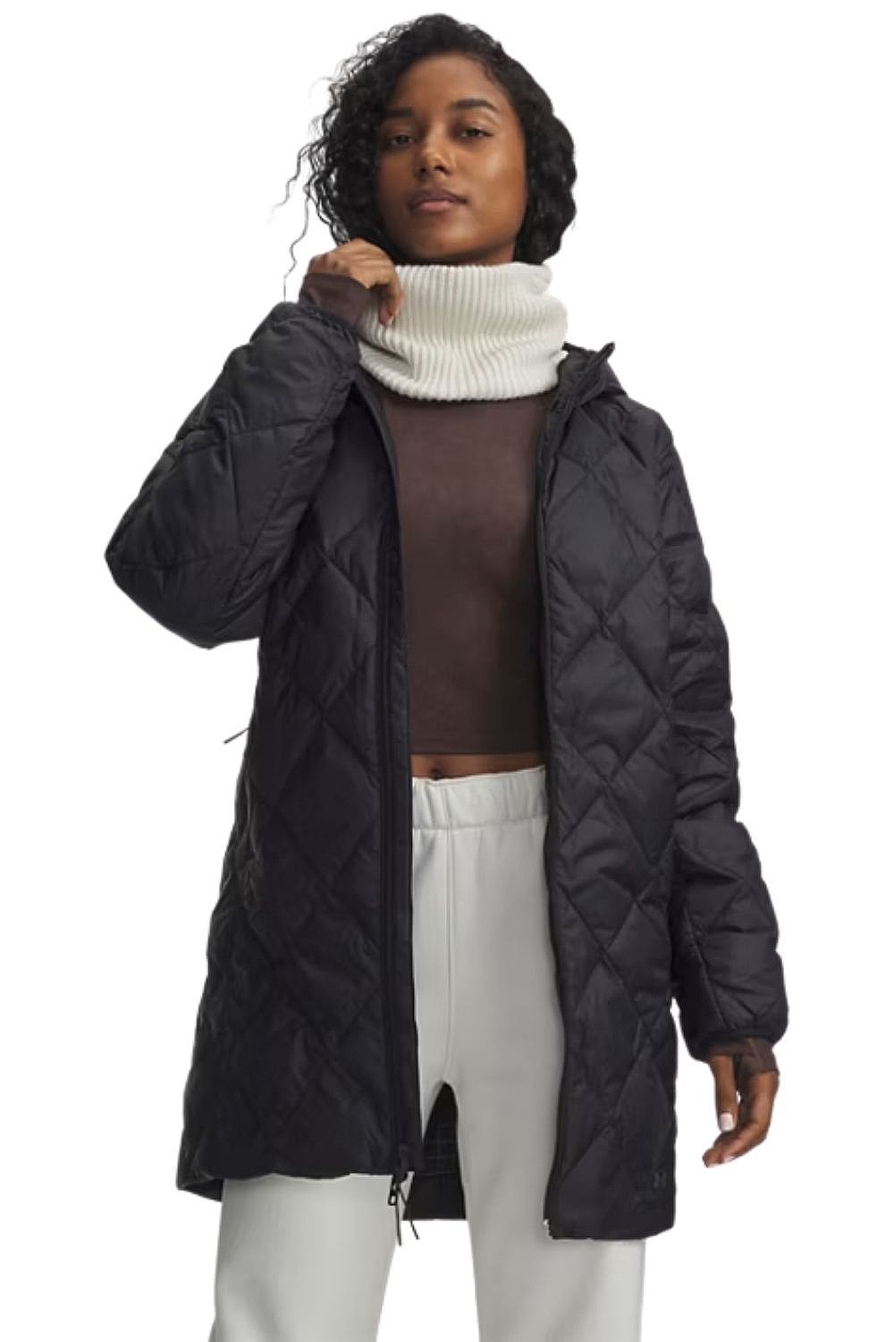 bunda Under Armour Legend Down Parka - Black/Castlerock