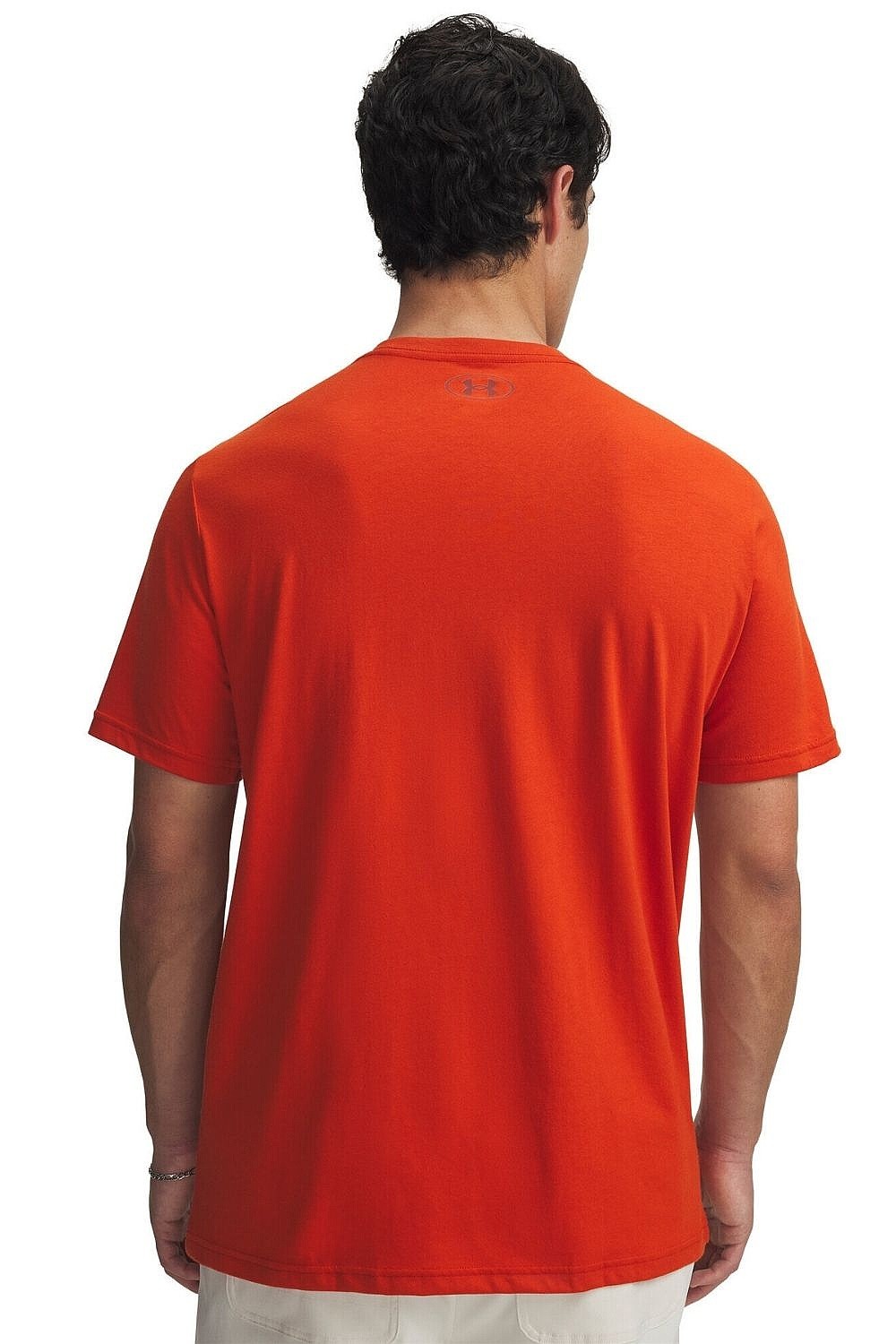 T-shirt Under Armour Sportstyle Left Chest - Surplus Orange/Cinna Red - men´s