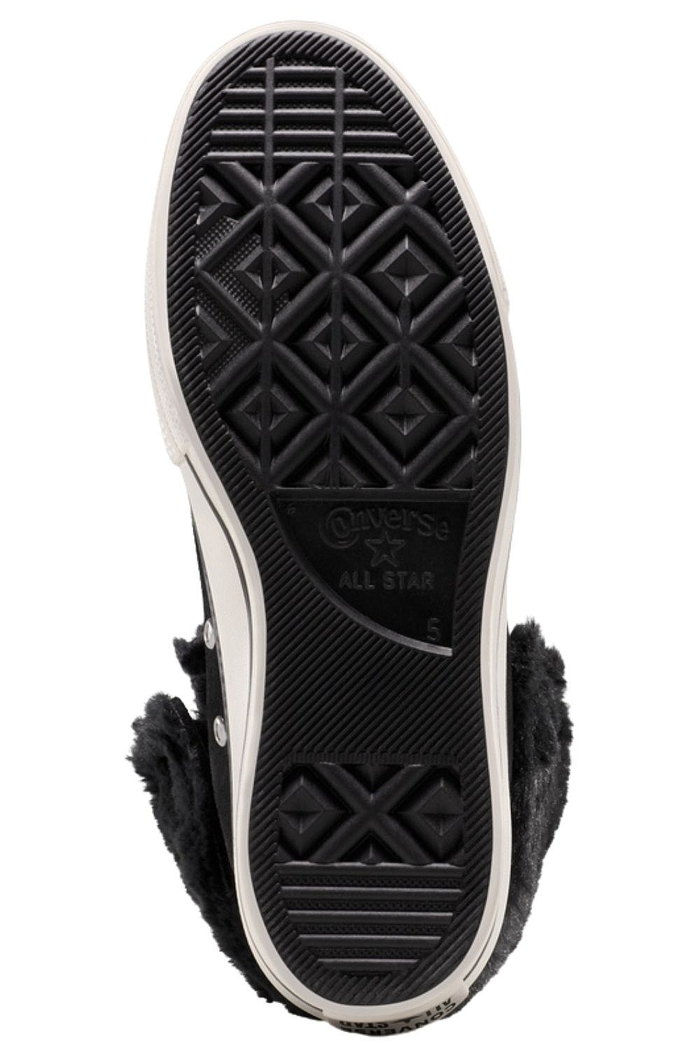 topánky Converse Chuck Taylor All Star Fold Over Lift X-Hi - A15229/Black/Black/Egret - women´s