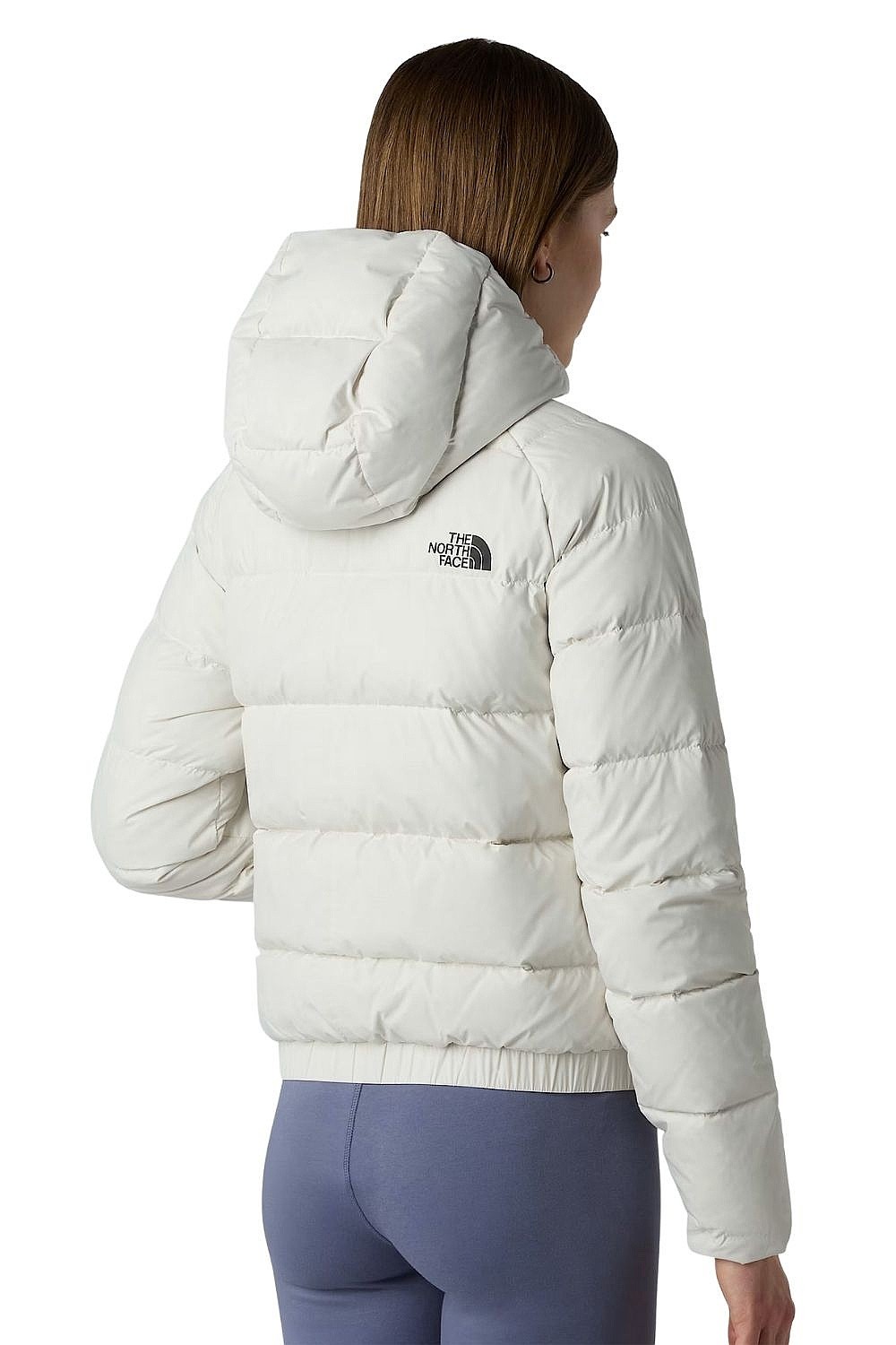 bunda The North Face Hyalite Down Hoodie - White Dune - women´s