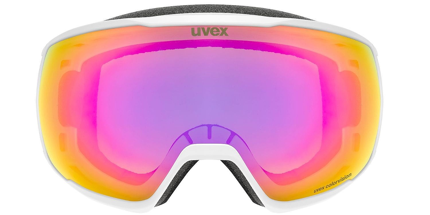 Skibrille Uvex Victorious CV - S5501911231/White Matt/Mirror Pink