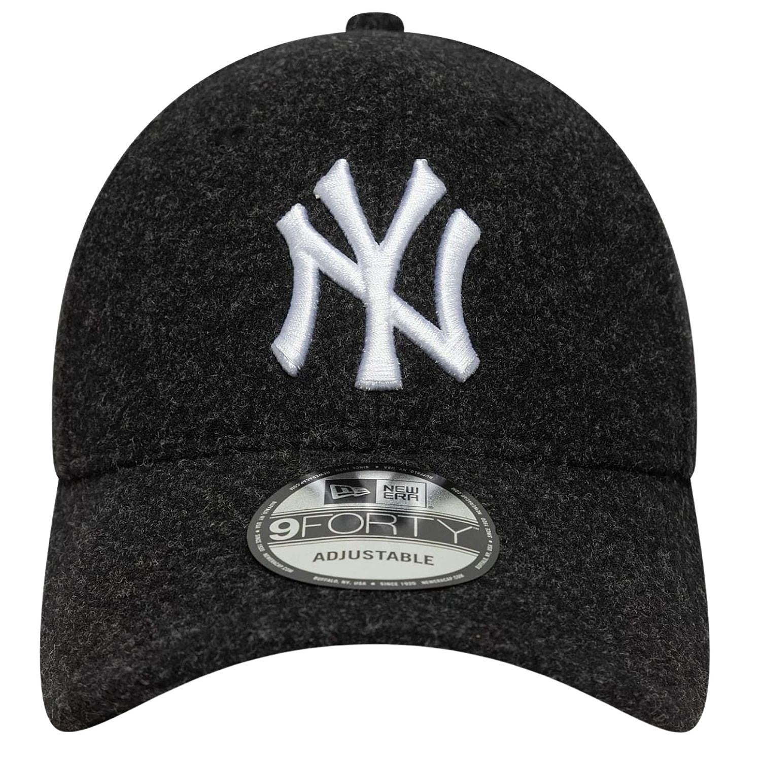 czapka z daszkiem New Era 9FO Melton Wool MLB New York Yankees - Black/White
