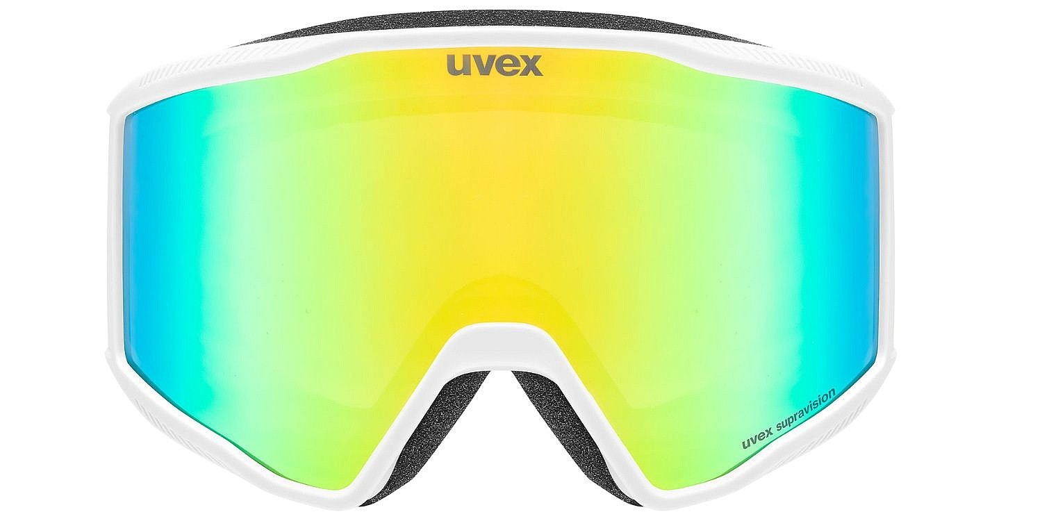 Skibrille Uvex Blast FM - S5501821130/White Matt/Mirror Green