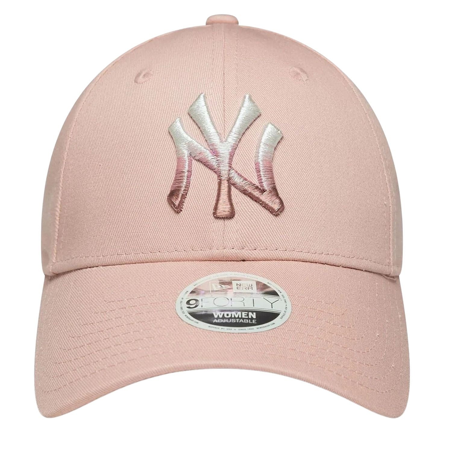 šiltovka New Era 9FO Metallic Logo MLB New York Yankees - Pink Rouge/Fushia - women´s