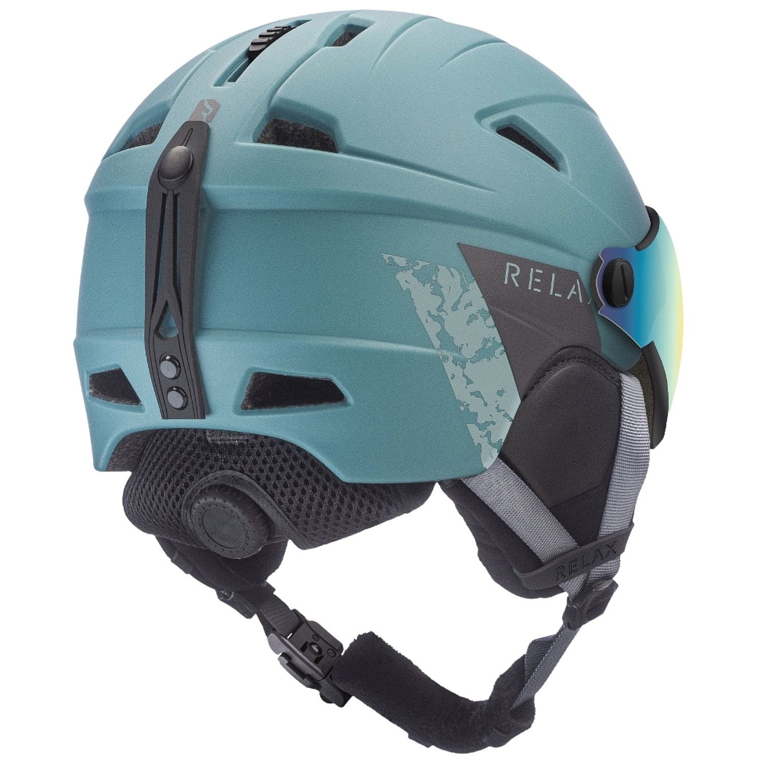 kask Relax Stealth Visor - RH24A5/Caribian Blue Matt