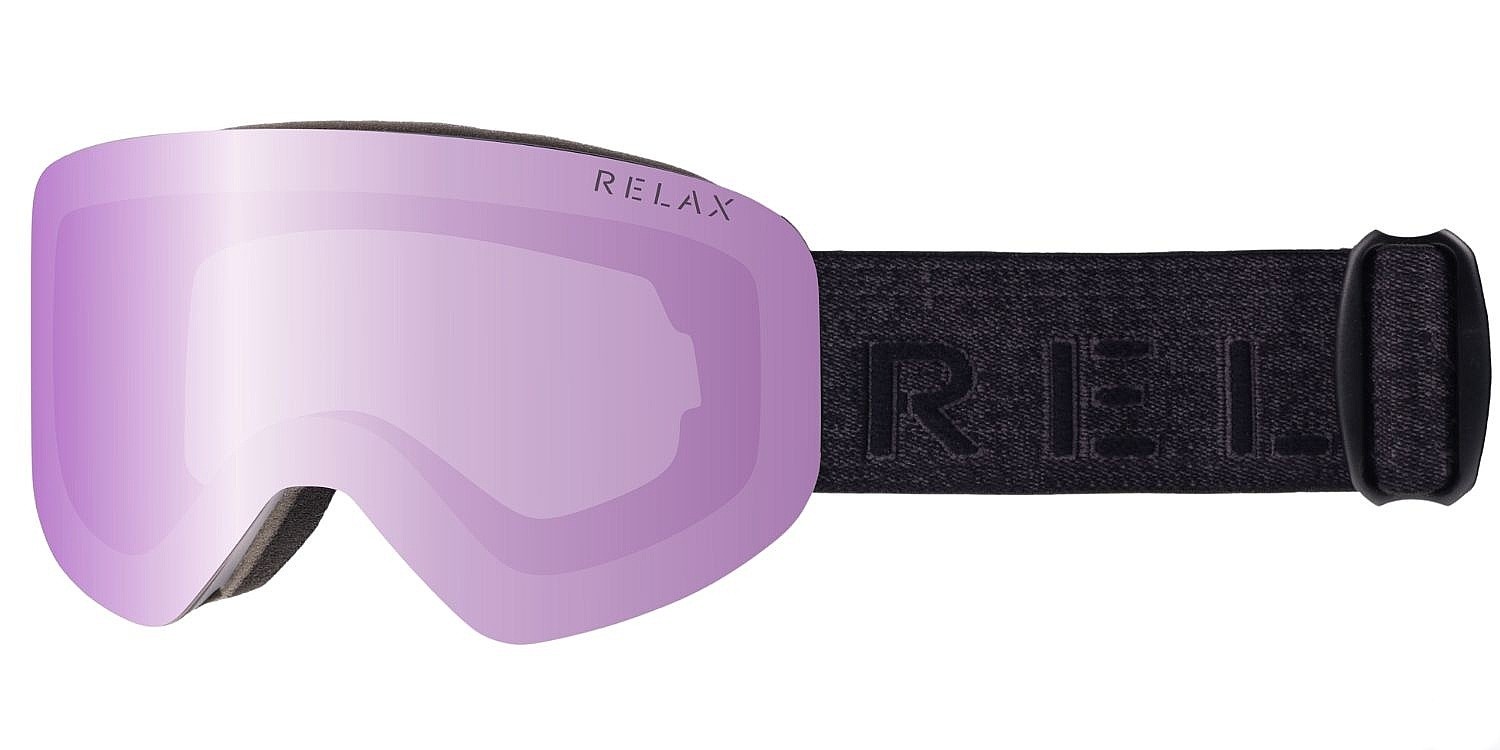 masque de ski  Relax X-Fighter - HTG59I/Navy Blue Matt/Bronze/Amethyst Platinum