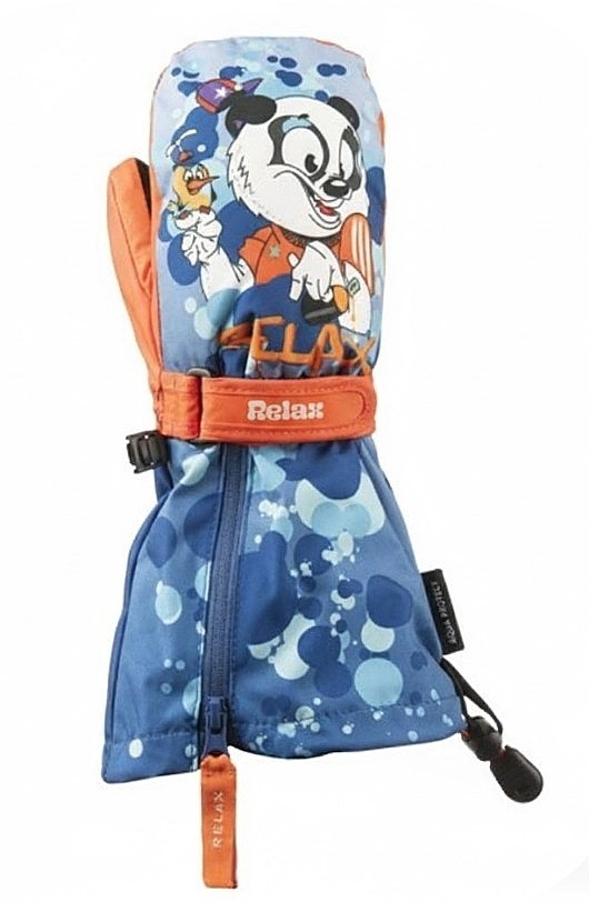 rukavice Relax Dumbo Mitt - RR33B/Blue/Orange - kid´s