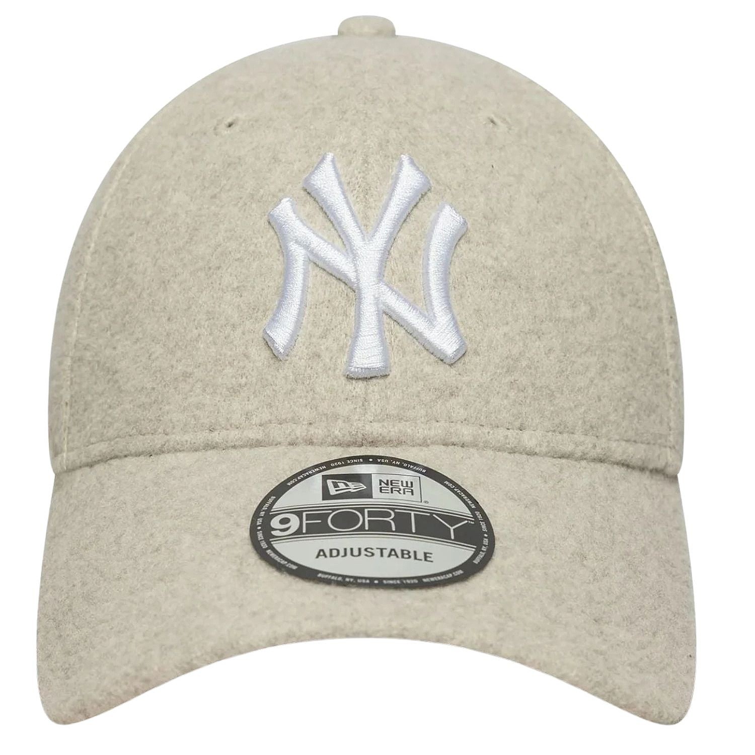 Kappe New Era 9FO Melton Wool MLB New York Yankees - Stone/White - men´s