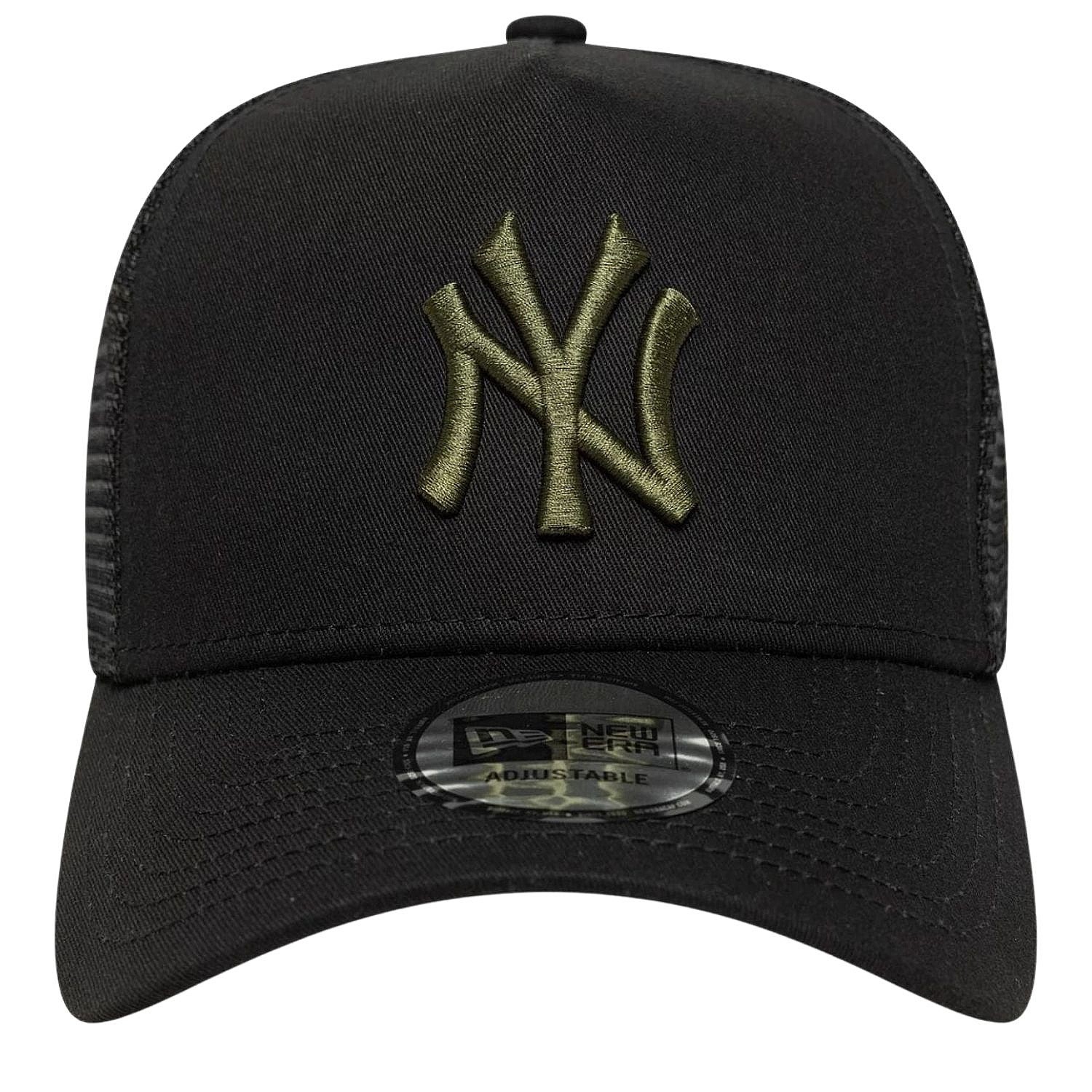 czapka z daszkiem New Era 9FO AF League Ess.Trucker MLB New York Yankees - Black/Rifle Green