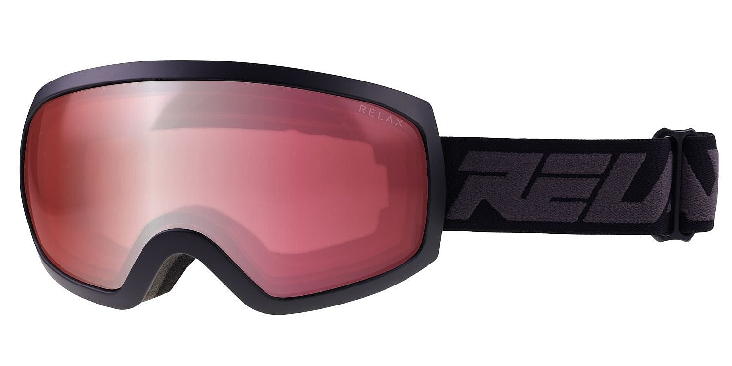 des lunettes Relax Jet - HTG60D/Matte Black/Rose/Rose Sensor