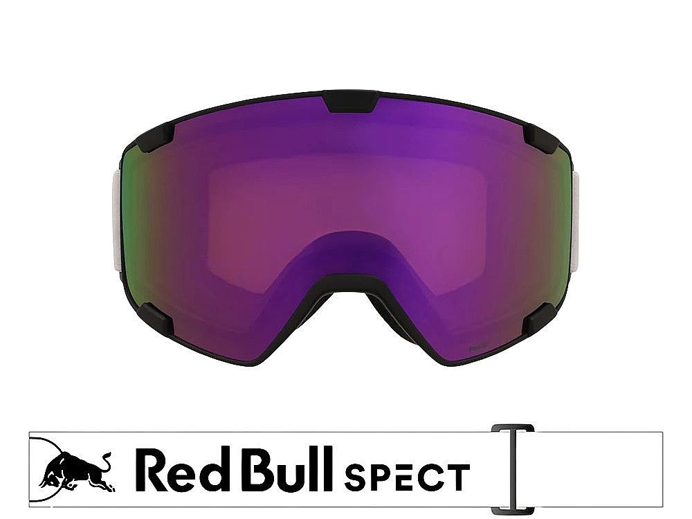 masque de ski  Red Bull SPECT Park - 23PU2/Matt Black/White/Orange/Purple Mirror