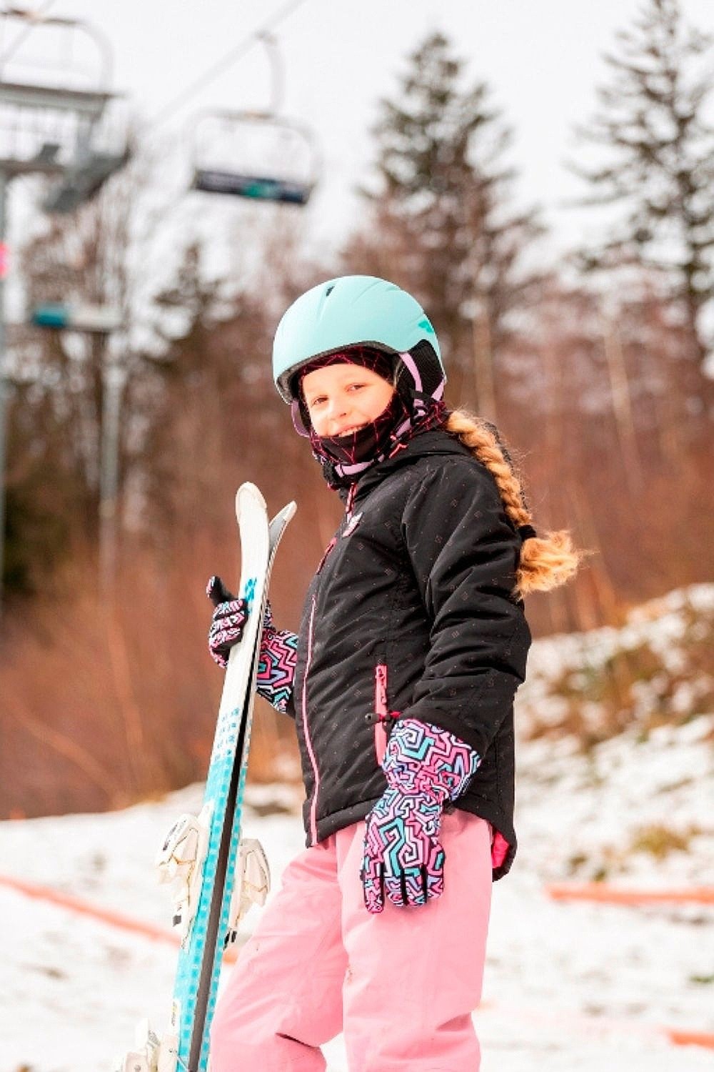 Handschuhe Relax Puzzy - RR15T/Pink/White/Blue - unisex junior