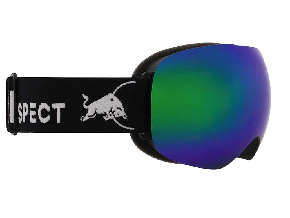masque de ski  Red Bull SPECT Bent - 06GR3/Matt Black/Black/Brown/Green Mirror