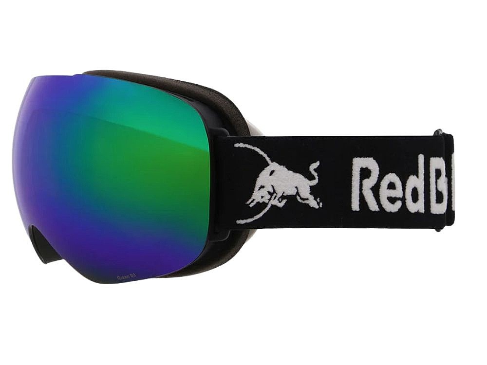 masque de ski  Red Bull SPECT Bent - 06GR3/Matt Black/Black/Brown/Green Mirror