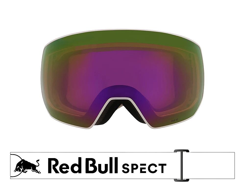 masque de ski  Red Bull SPECT Fink - 06PU2/Matt White/White/Orange/Purple Mirror