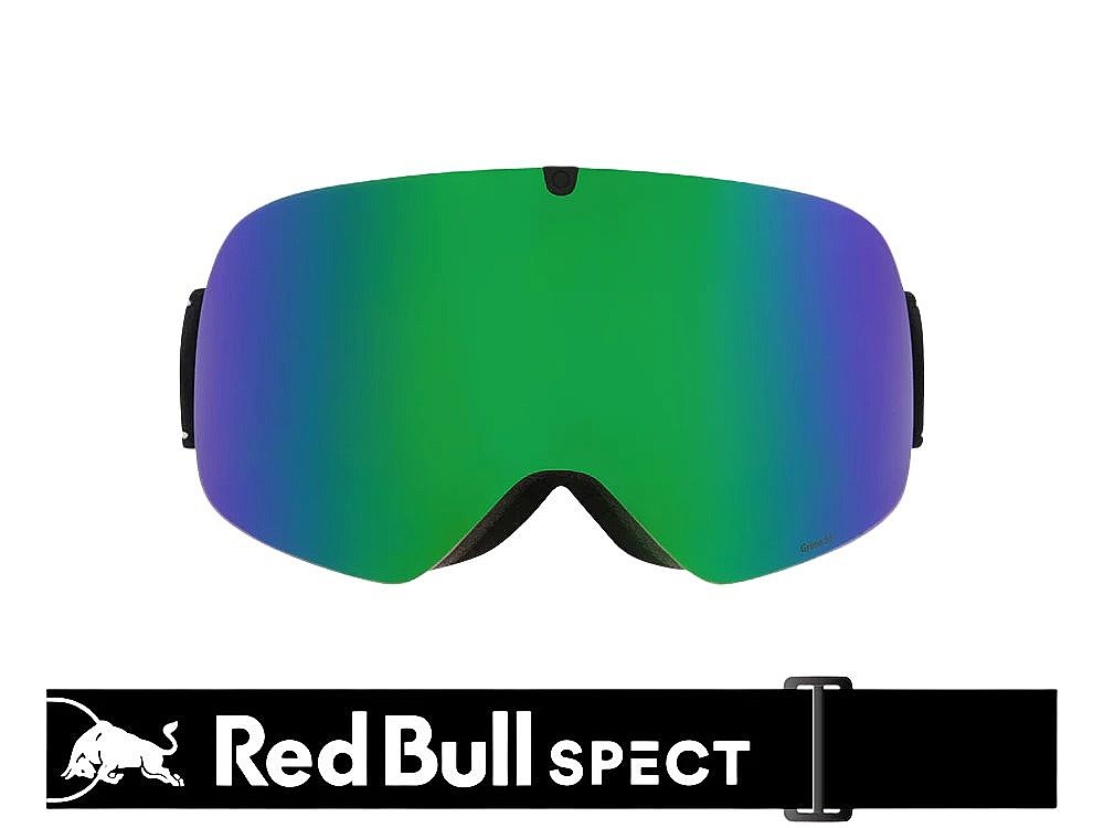 masque de ski  Red Bull SPECT Soar - 15GR3/Matt Black/Black/Brown/Green Mirror
