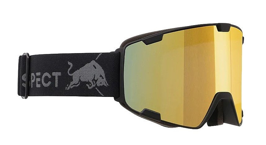 masque de ski  Red Bull SPECT Park - 18YE2/Matt Black/Black/Smoke/Yellow Mirror