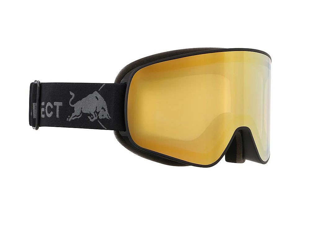masque de ski  Red Bull SPECT Rush - 16GOX/Matt Black/Black/Brown/Gold Photochromic