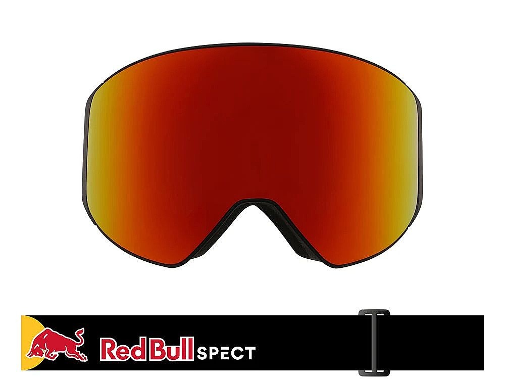 masque de ski  Red Bull SPECT Jamm - 08RE2/Matt Black/Black/Orange/Red Mirror