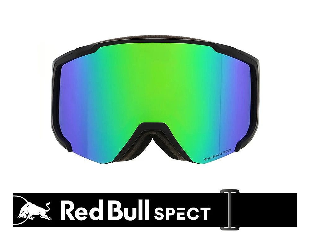masque de ski  Red Bull SPECT Jibb - 03GR3/Matt Black/Black/Brown/Green Mirror