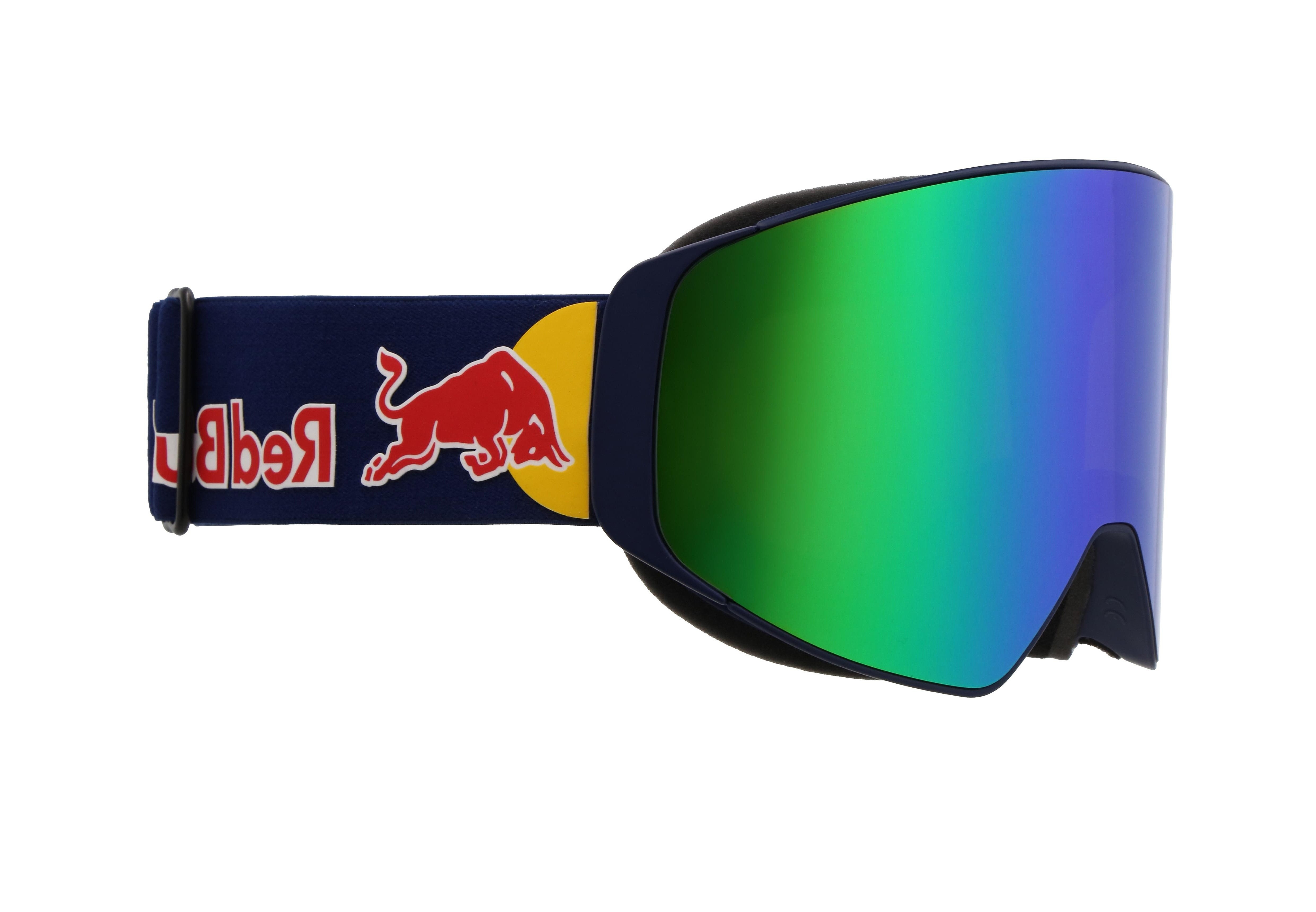 masque de ski  Red Bull SPECT Jamm - 07GR3/Matt Blue/Blue/Smoke/Green Mirror