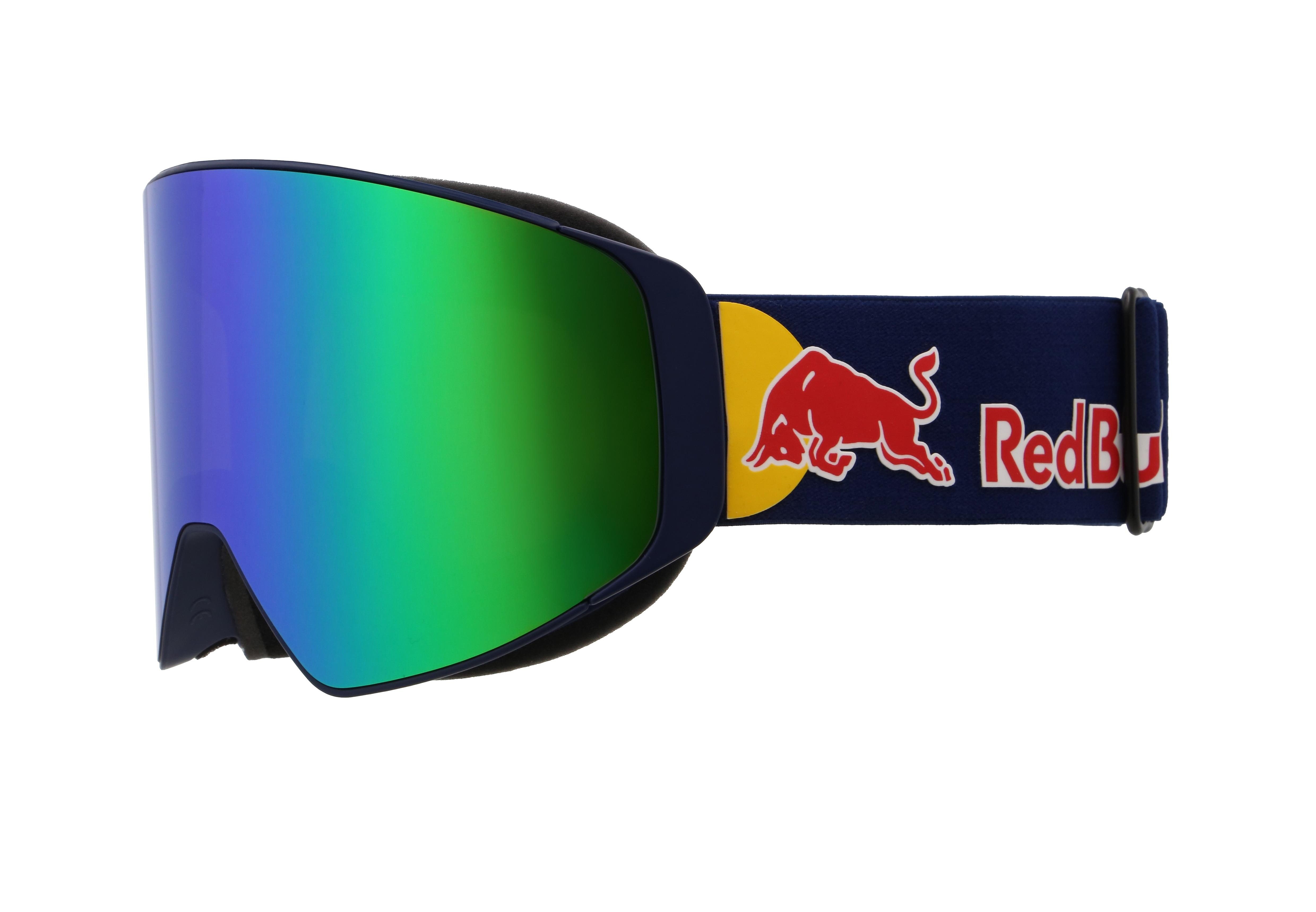 masque de ski  Red Bull SPECT Jamm - 07GR3/Matt Blue/Blue/Smoke/Green Mirror