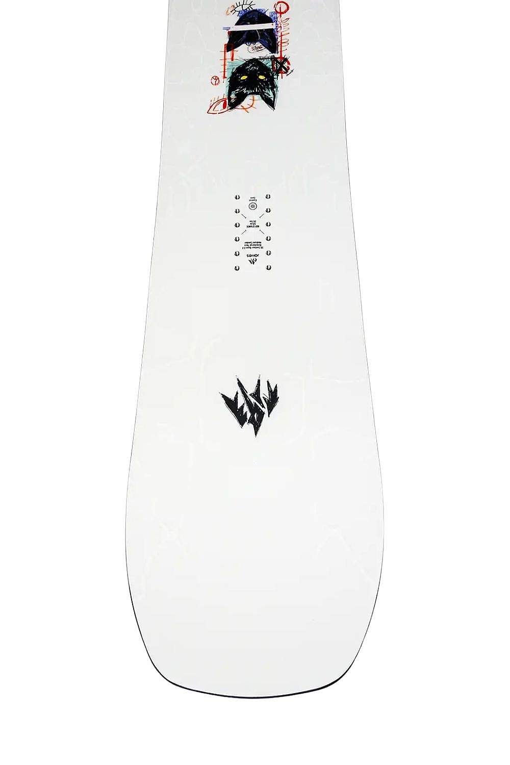 deska snowboardowa Jones Rally Cat True Camber Wide - White