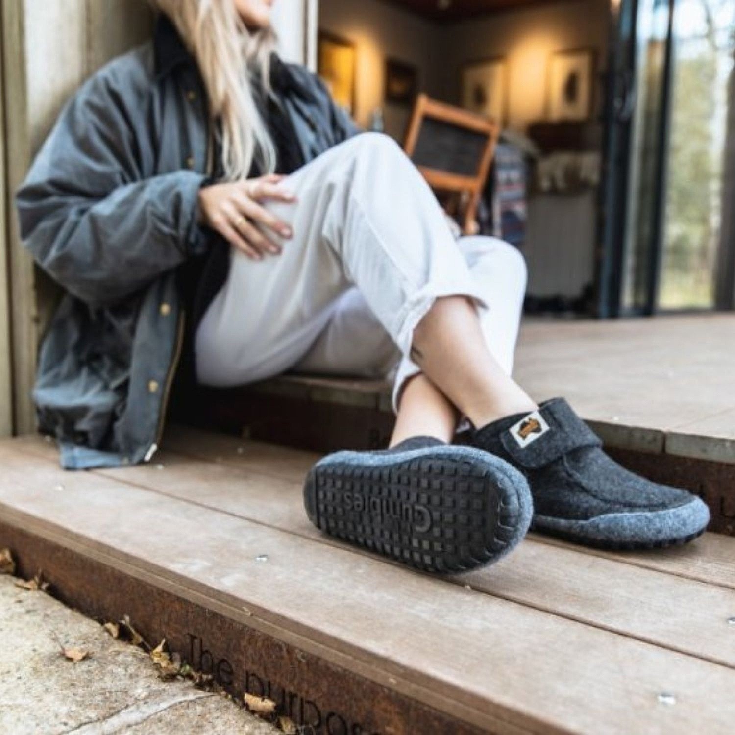 Schuhe Gumbies Quokka - Grey/Blue