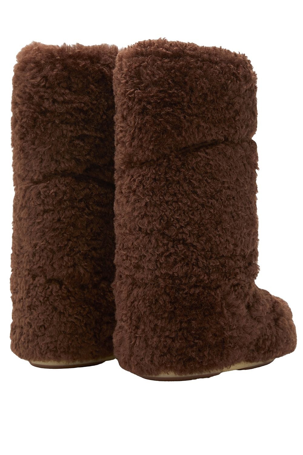 buty Moon Boot Icon Curly Extra - Dark Brown