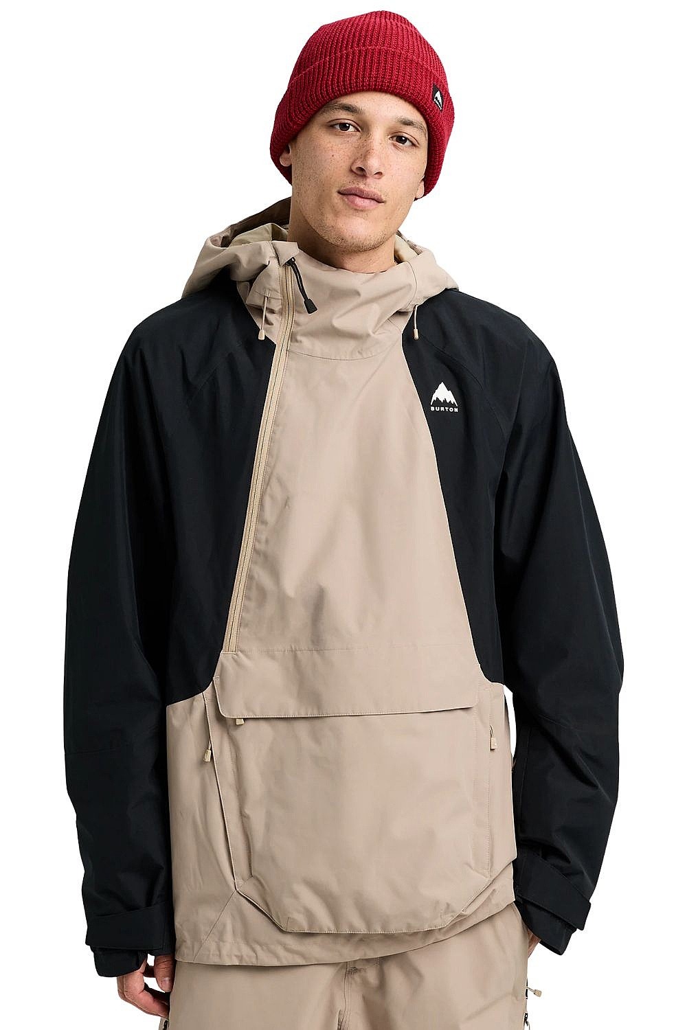 bunda Burton Reserve Relaxed Anorak 2L - Summit Taupe/True Black - men´s