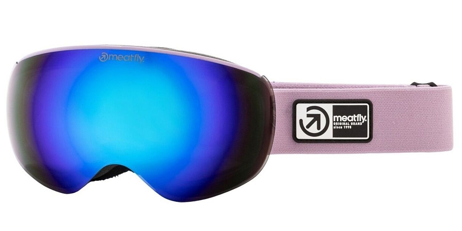 masque de ski  Meatfly Ekko S - Rose