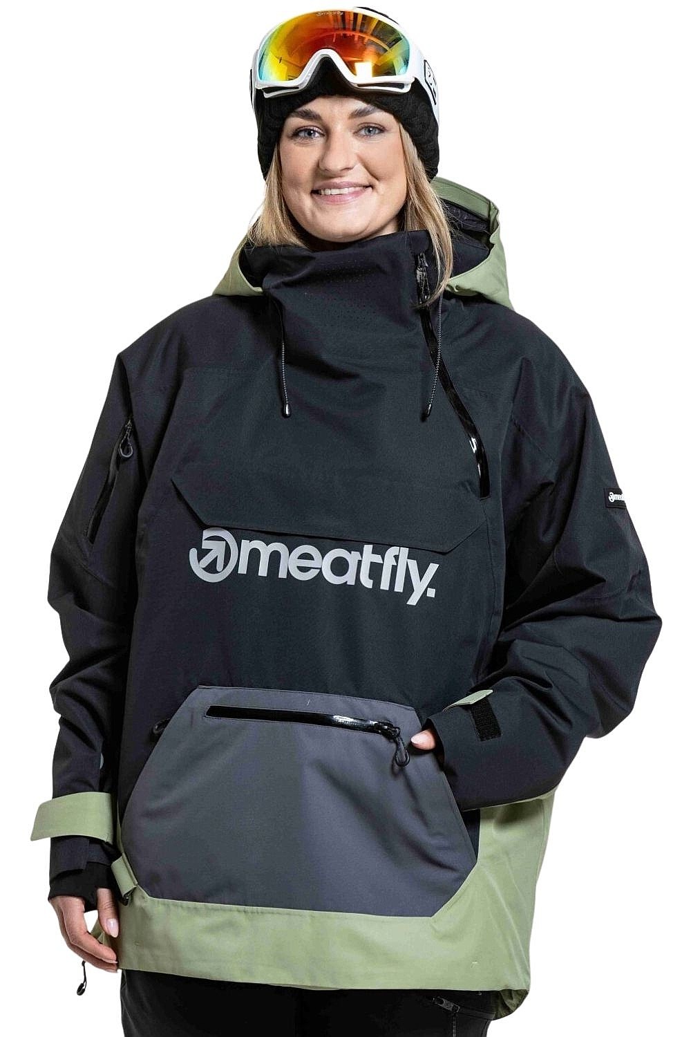 bunda Meatfly Maddie - Black/Olive Light