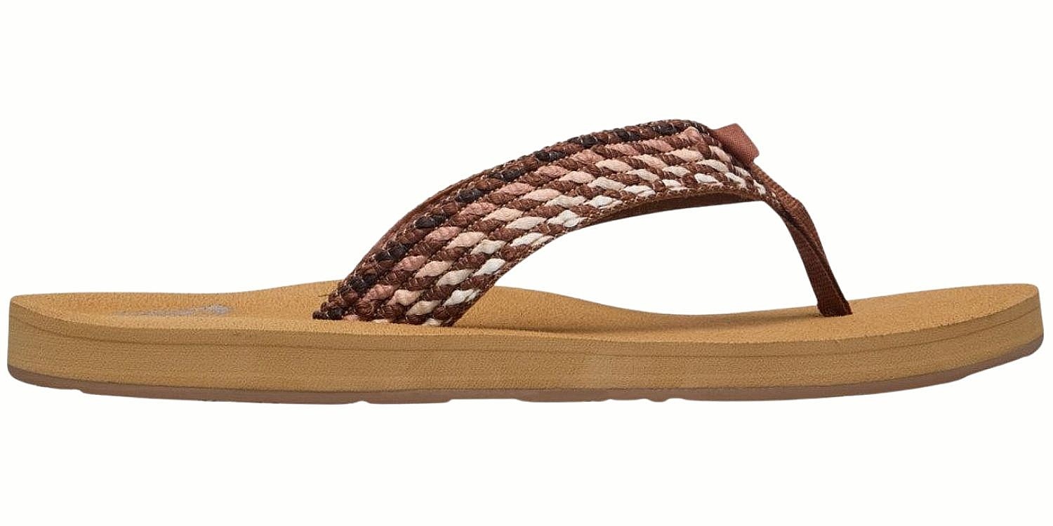 Flip-Flops Roxy Porto Rope - MCF/Mocha/Coffee - women´s
