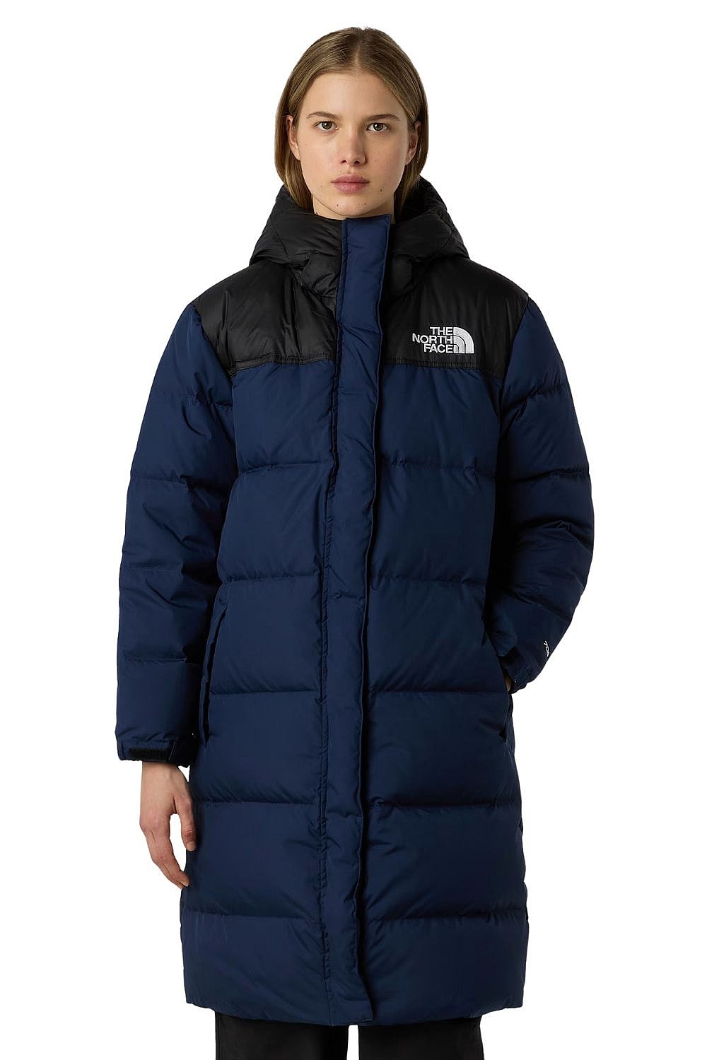 manteau The North Face Nuptse Parka - Summit Navy/TNF Black - women´s
