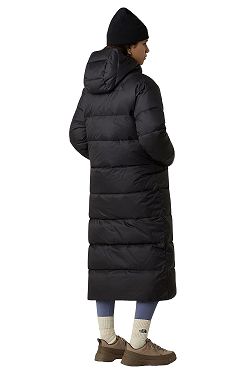 kabát The North Face Hydrenalite City Long Down Hooded - TNF Black - women´s
